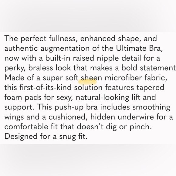 SKIMS ULTIMATE PUSH-UP NIPPLE BRA 36C - Picture 14 of 14